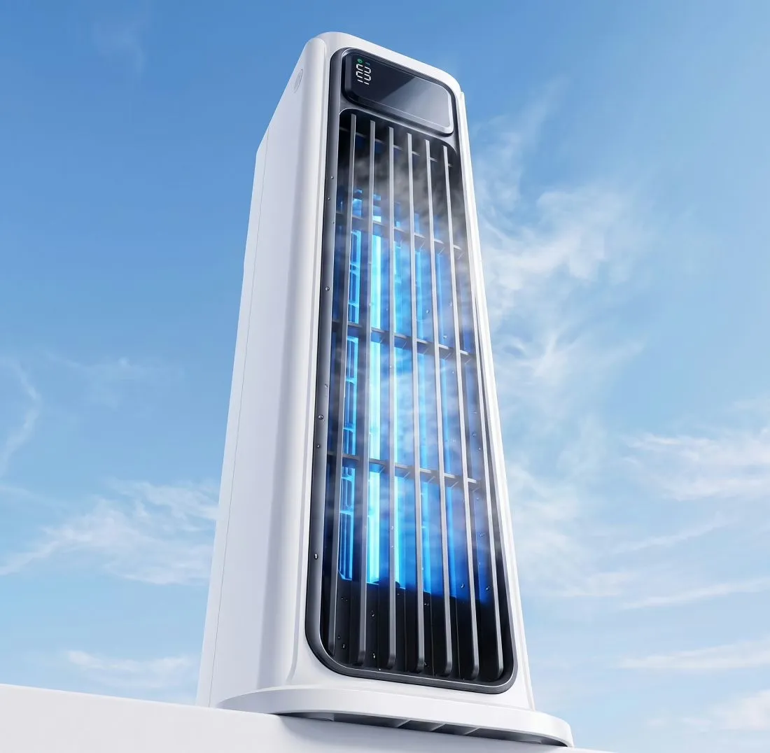 BreezyMaxx refroidisseur d'air portable sans lame avec technologie CoolCore